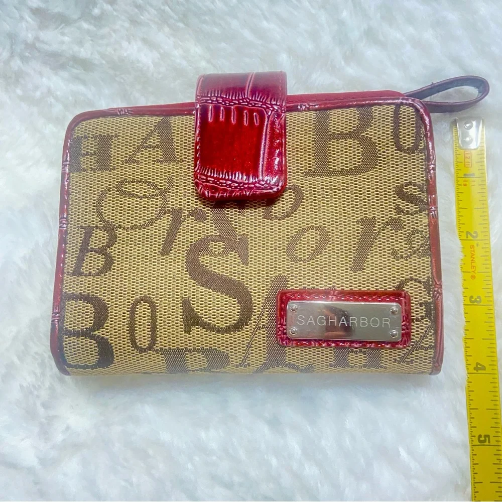 Sag Harbor Red and Tan Wallet